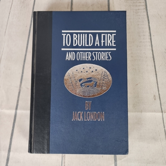 Vintage 90s Jack London To Build A Fire and Other Stories Hardcover - Picture 1 of 12